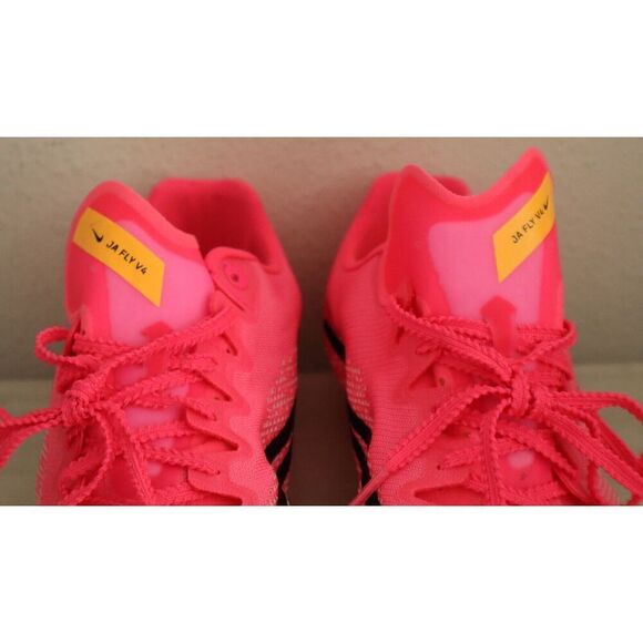 Nike DR2741-600 Men 9.5 Women 11 Pink Ja Fly 4 Track/Field Sprinting Spikes - Picture 12 of 12